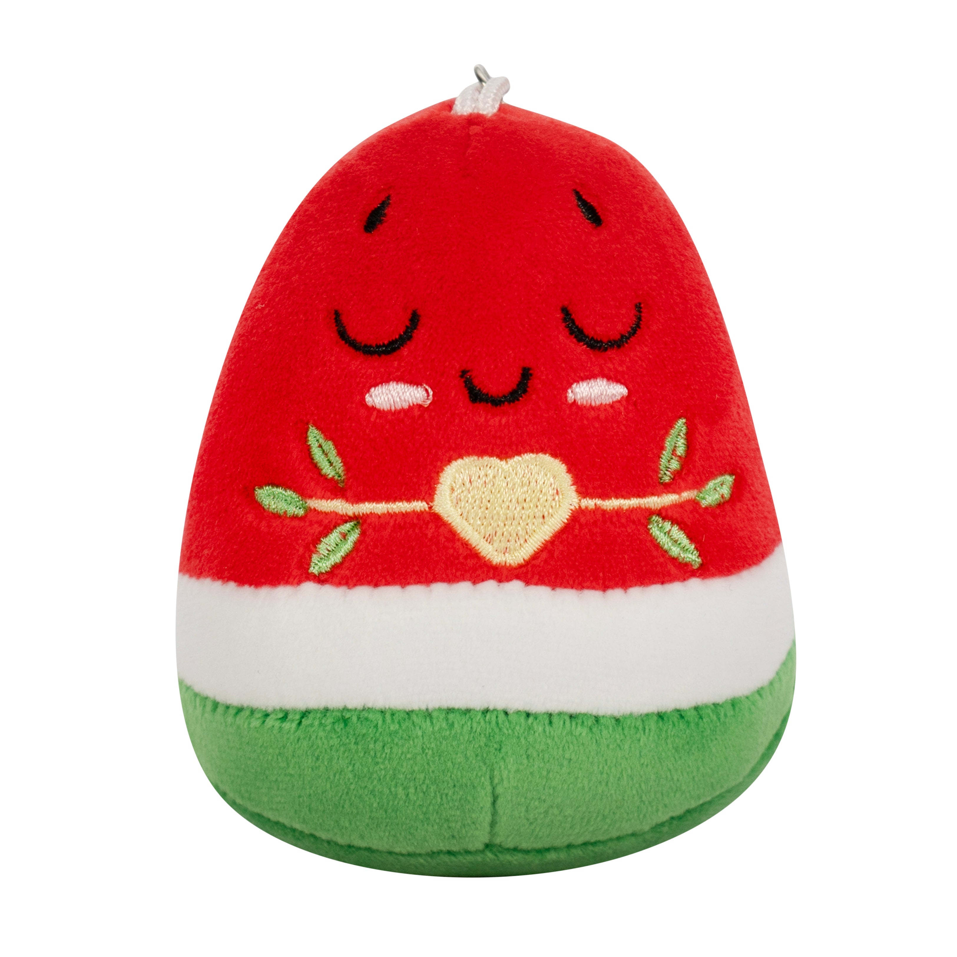 Watermelon Keyring - 8cm Soft Adorable Fruit Plush Muslim Doll | Ramadan & Eid Gift