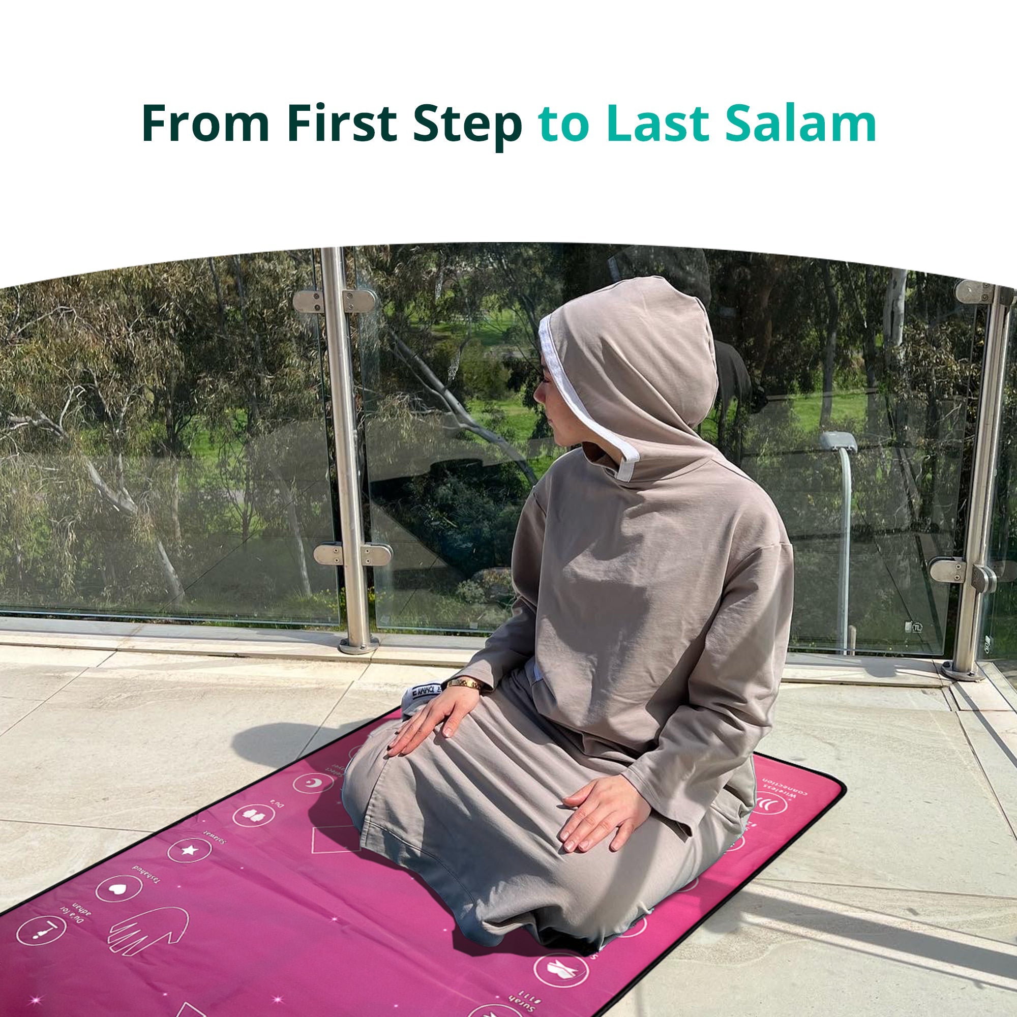 Smart Interactive Adult/Revert Prayer Mat | Rahma Version | 8years+ | Ramadan & Eid Gift