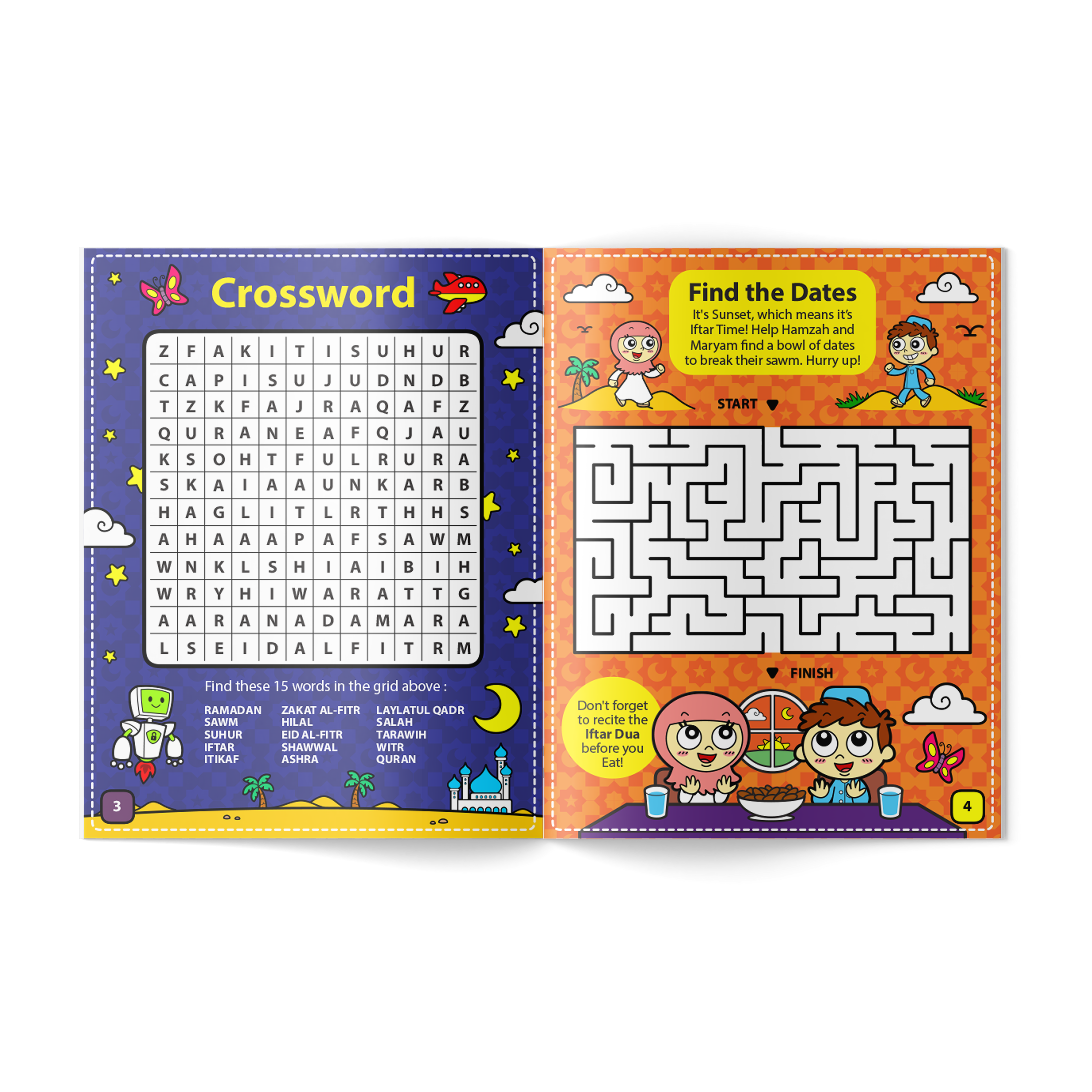 Ramadan Activity Book | Learn all about Ramadan | Ramadan & Eid Gift