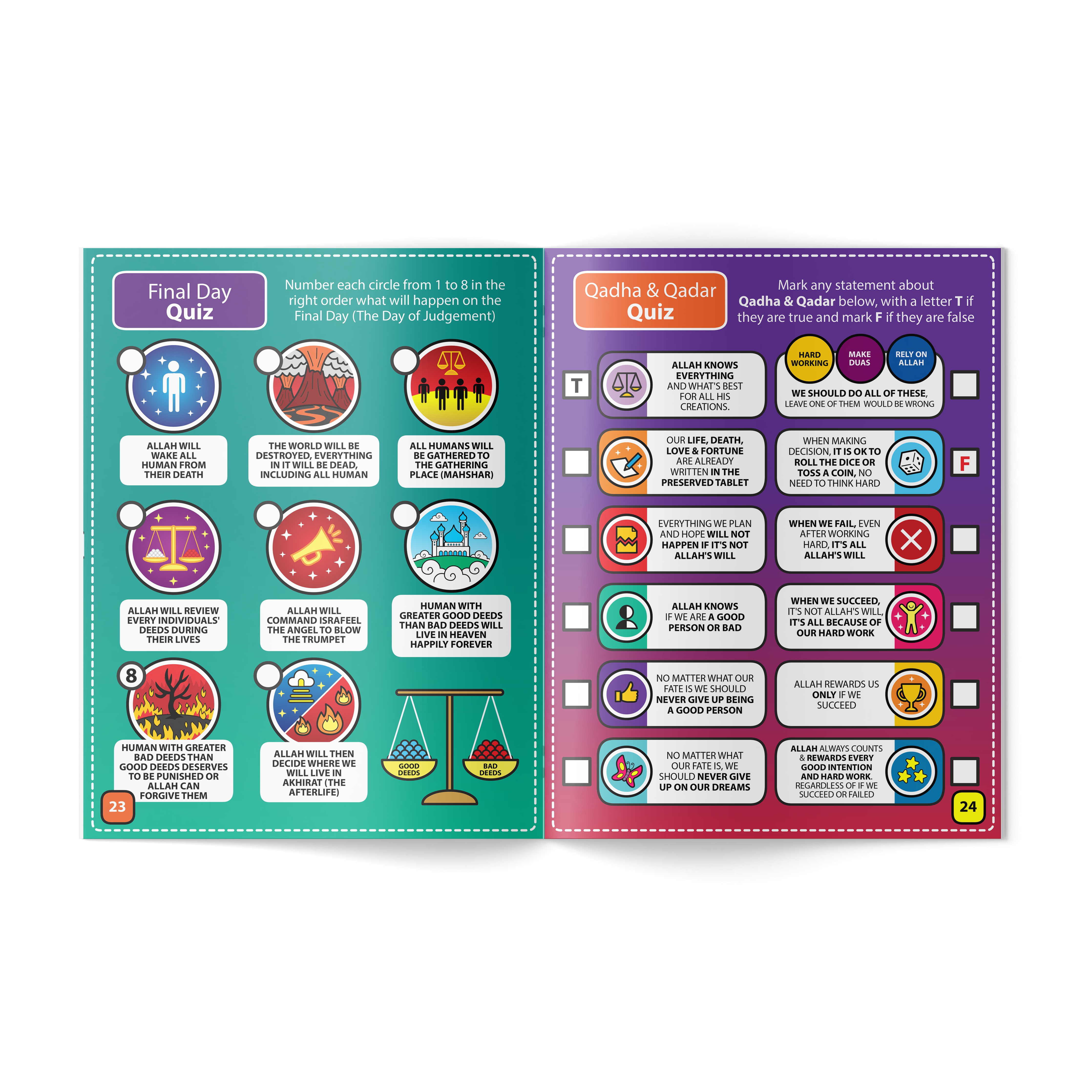 Shahada [Faith] Activity Booklet Ramadan Activity Book | Ramadan & Eid Gift