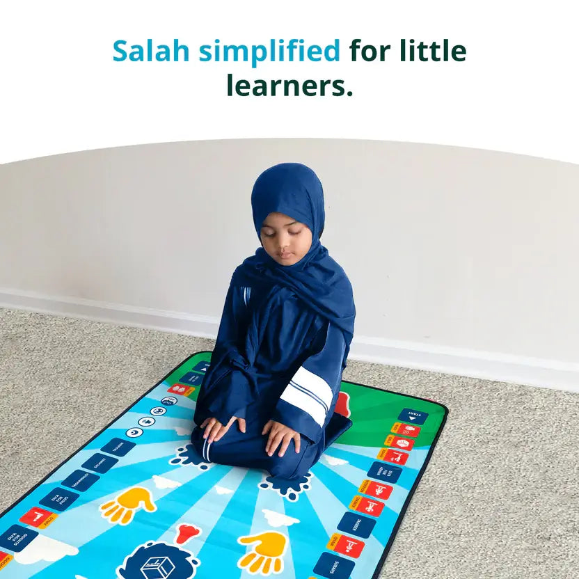 Smart Interactive Kids Prayer Mat | Now with Salah Translation | Ramadan & Eid Gift