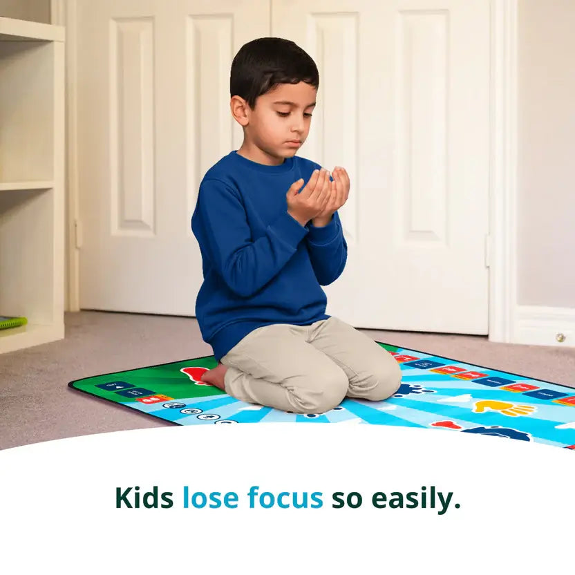 Smart Interactive Kids Prayer Mat | Now with Salah Translation | Ramadan & Eid Gift