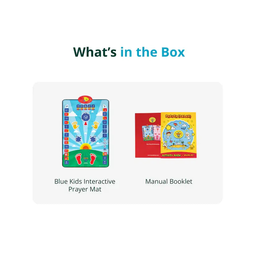 Smart Interactive Kids Prayer Mat | Now with Salah Translation | Ramadan & Eid Gift