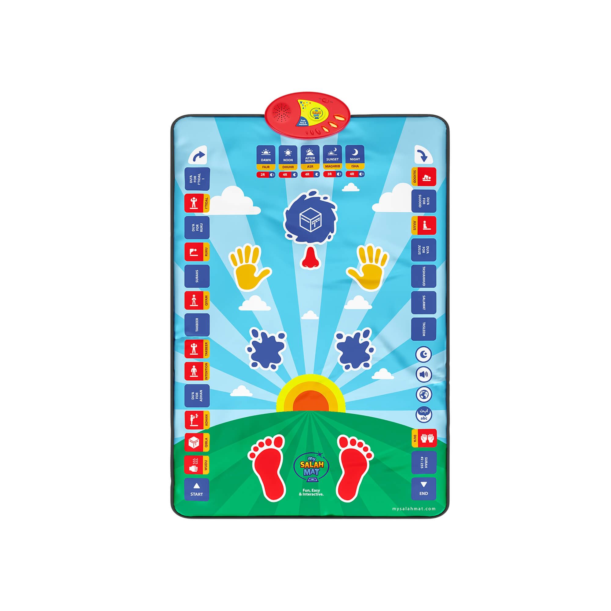 Smart Interactive Kids Prayer Mat | Now with Salah Translation | Ramadan & Eid Gift